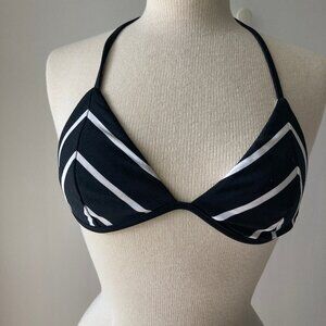 Victoria's Secret XS Black and White Chevron Stripe Bikini